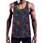Colorful Sea Turtle Pattern Print Training Tank Top