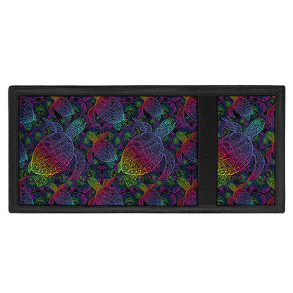 Colorful Sea Turtle Pattern Print Trifold Wallet