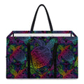 Colorful Sea Turtle Pattern Print Utility Tote Bag