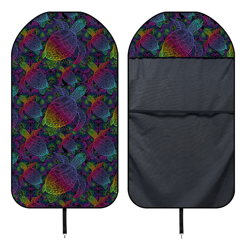 Colorful Sea Turtle Pattern Print Waterproof Car Seat Cover