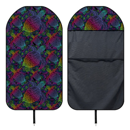 Colorful Sea Turtle Pattern Print Waterproof Car Seat Cover