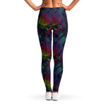 Colorful Sea Turtle Pattern Print Women's Leggings