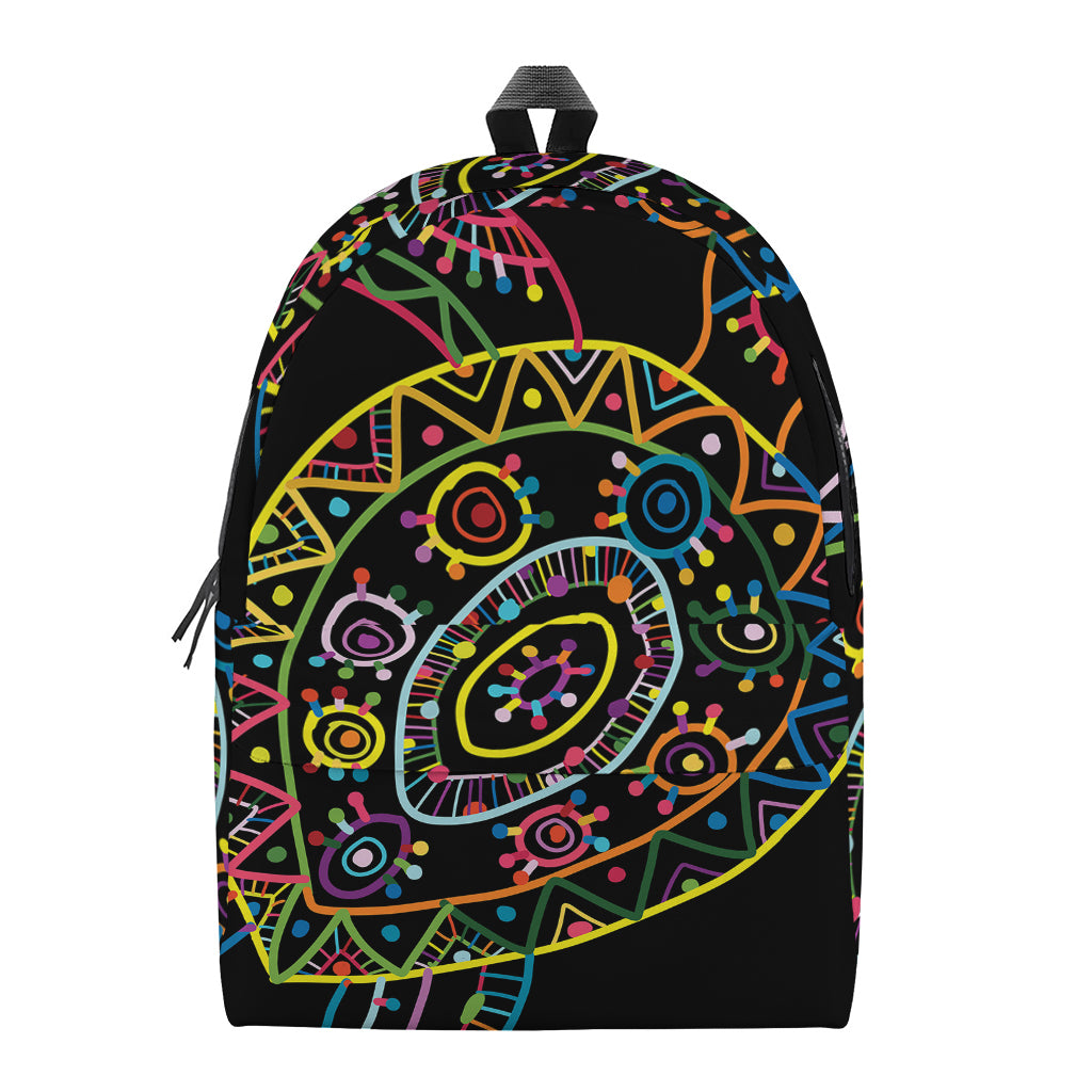 Colorful Sea Turtle Print Backpack