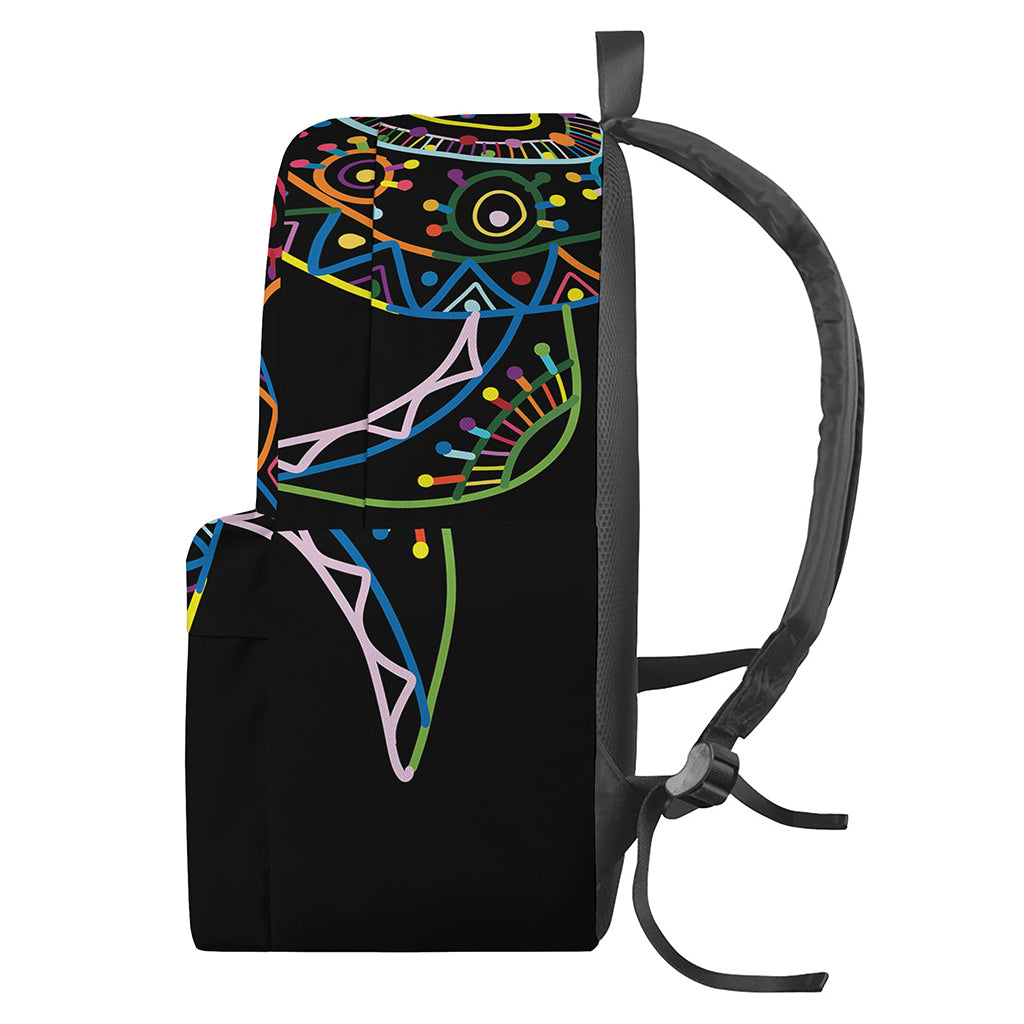 Colorful Sea Turtle Print Backpack