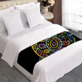 Colorful Sea Turtle Print Bed Runner