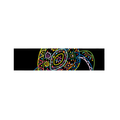 Colorful Sea Turtle Print Bed Runner