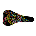 Colorful Sea Turtle Print Bicycle Seat Cover