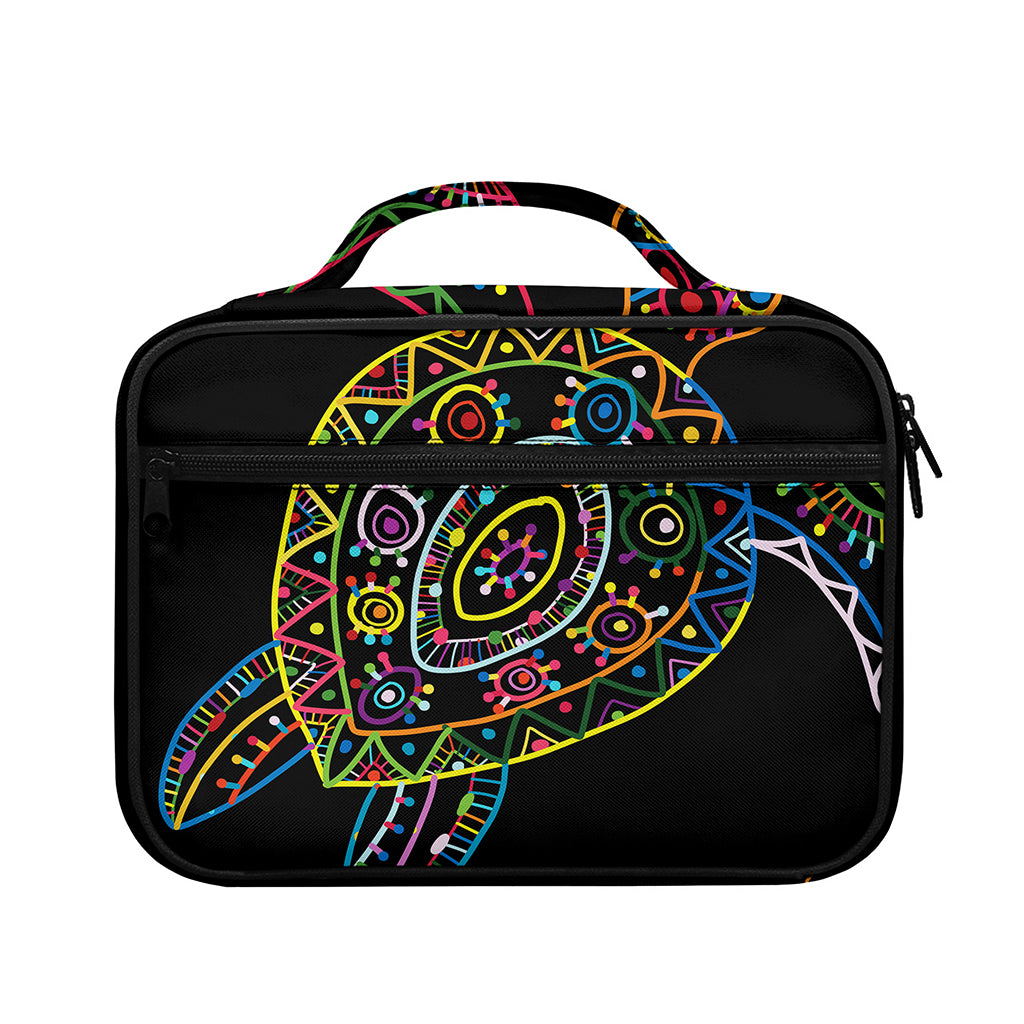 Colorful Sea Turtle Print Briefcase Bible Bag