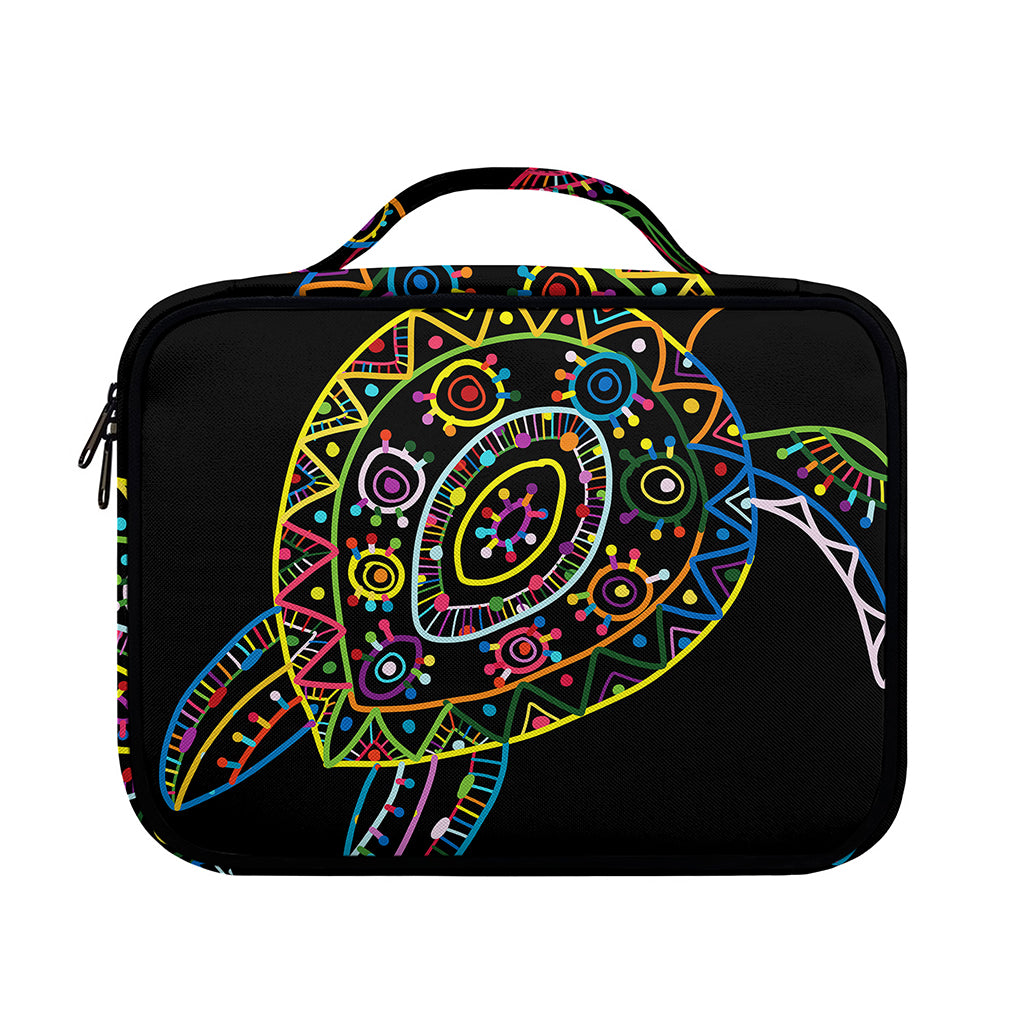 Colorful Sea Turtle Print Briefcase Bible Bag