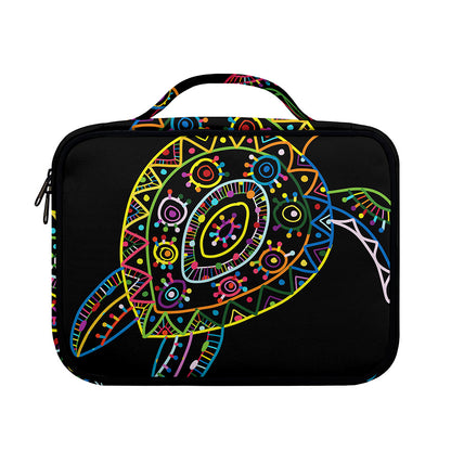 Colorful Sea Turtle Print Briefcase Bible Bag