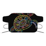 Colorful Sea Turtle Print Car Windshield Snow Cover