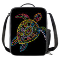 Colorful Sea Turtle Print Crossbody Lunch Bag