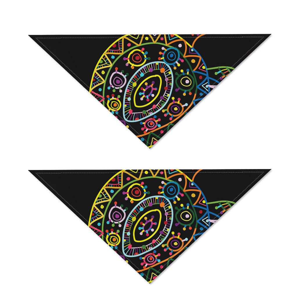 Colorful Sea Turtle Print Dog Bandana