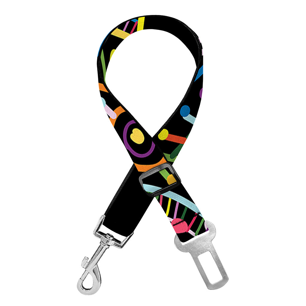 Colorful Sea Turtle Print Dog Seat Belt
