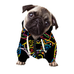 Colorful Sea Turtle Print Dog Zip Up Hoodie