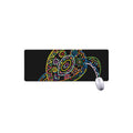 Colorful Sea Turtle Print Extended Mouse Pad