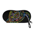 Colorful Sea Turtle Print Glasses Case