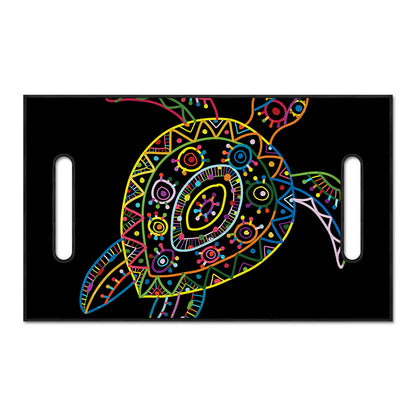 Colorful Sea Turtle Print Golf Cart Seat Cover