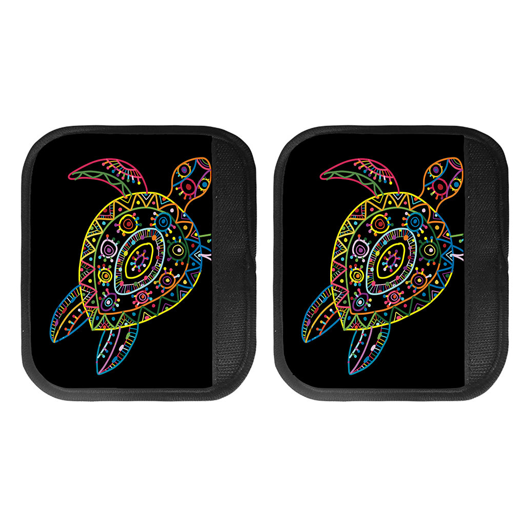Colorful Sea Turtle Print Handle Covers
