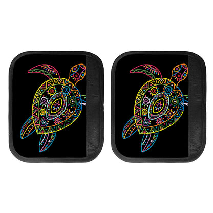 Colorful Sea Turtle Print Handle Covers