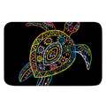 Colorful Sea Turtle Print Indoor Door Mat