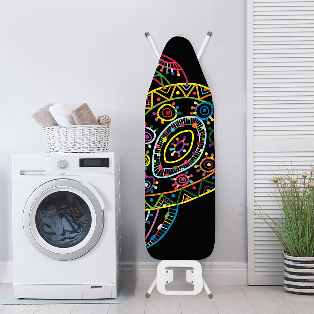 Colorful Sea Turtle Print Ironing Board Cover