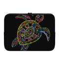 Colorful Sea Turtle Print Laptop Sleeve