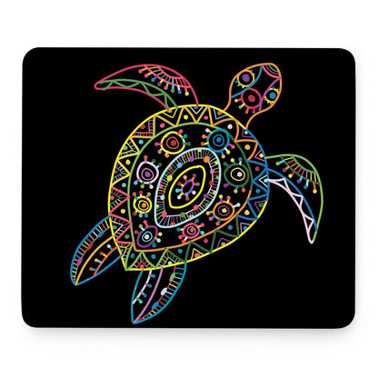 Colorful Sea Turtle Print Mouse Pad