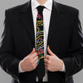 Colorful Sea Turtle Print Necktie