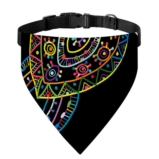 Colorful Sea Turtle Print Over The Collar Dog Bandana