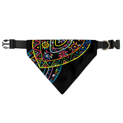 Colorful Sea Turtle Print Over The Collar Dog Bandana
