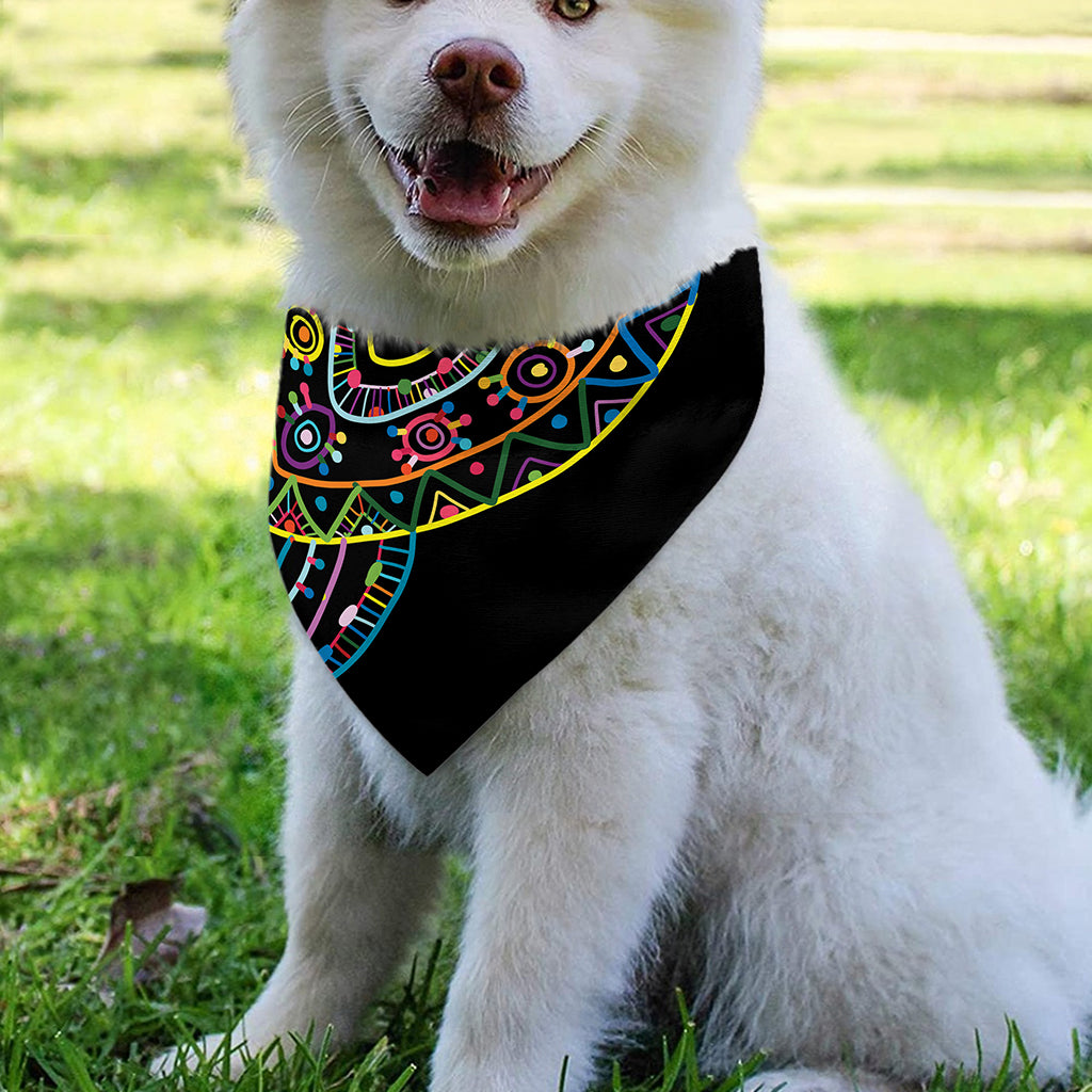 Colorful Sea Turtle Print Over The Collar Dog Bandana