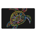 Colorful Sea Turtle Print Polyester Doormat
