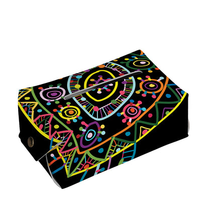 Colorful Sea Turtle Print Rectangle Tissue Box Cover