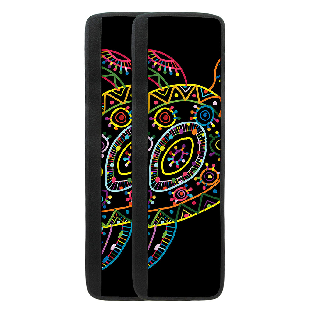 Colorful Sea Turtle Print Refrigerator Handle Covers