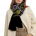 Colorful Sea Turtle Print Scarf