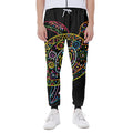 Colorful Sea Turtle Print Joggers