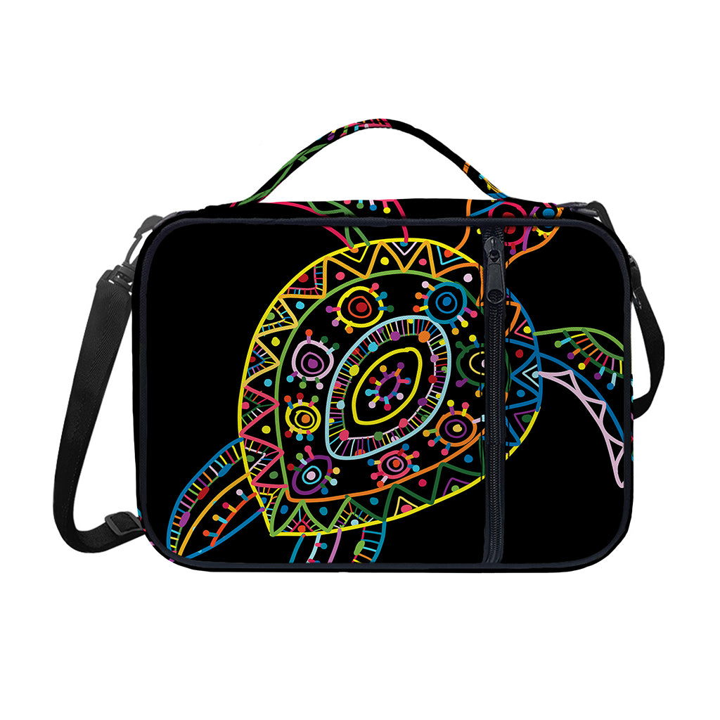 Colorful Sea Turtle Print Shoulder Strap Bible Bag