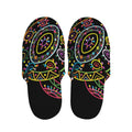 Colorful Sea Turtle Print Slippers