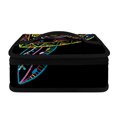 Colorful Sea Turtle Print Small Lunch Bag