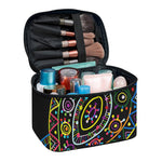 Colorful Sea Turtle Print Travel Makeup Bag