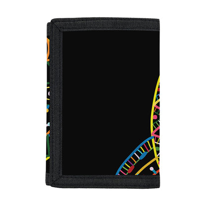 Colorful Sea Turtle Print Trifold Wallet