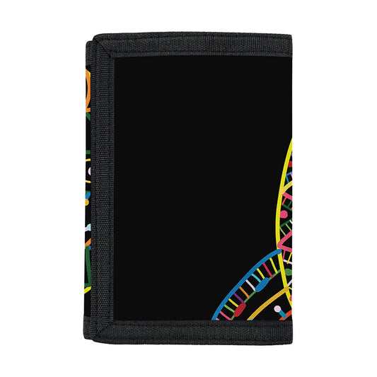 Colorful Sea Turtle Print Trifold Wallet