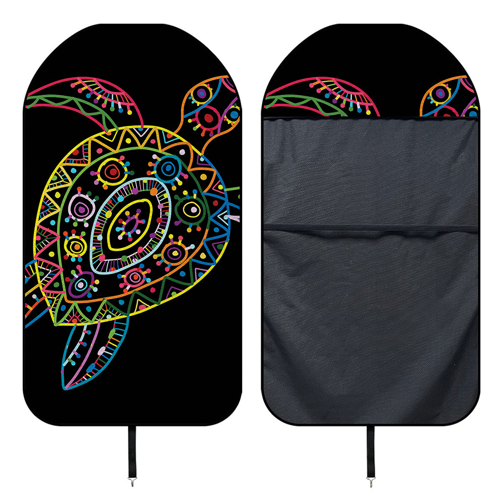 Colorful Sea Turtle Print Waterproof Car Seat Cover