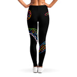 Colorful Sea Turtle Print Women's Leggings