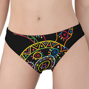 Colorful Sea Turtle Print Women's Panties