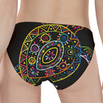 Colorful Sea Turtle Print Women's Panties