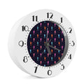 Colorful Seahorse Pattern Print Alarm Clock