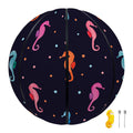Colorful Seahorse Pattern Print Basketball