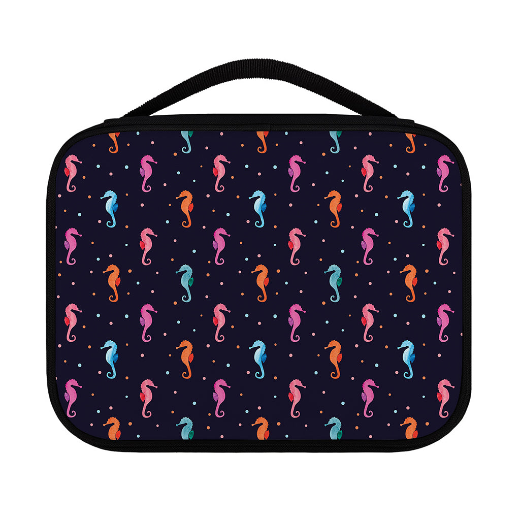 Colorful Seahorse Pattern Print Classic Bible Case